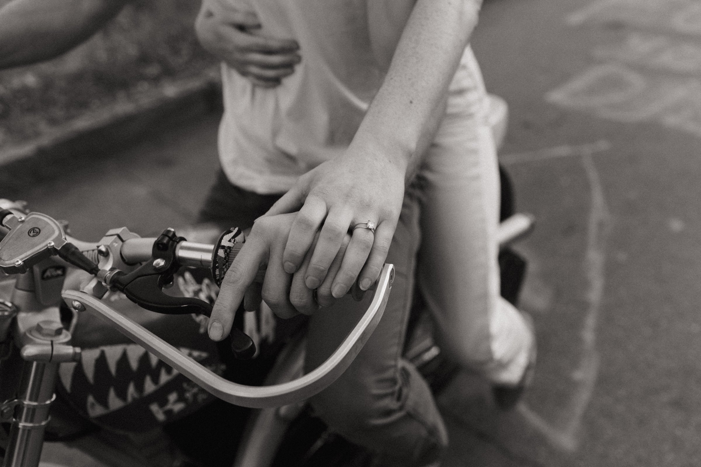 motorcycle engagement session ideas