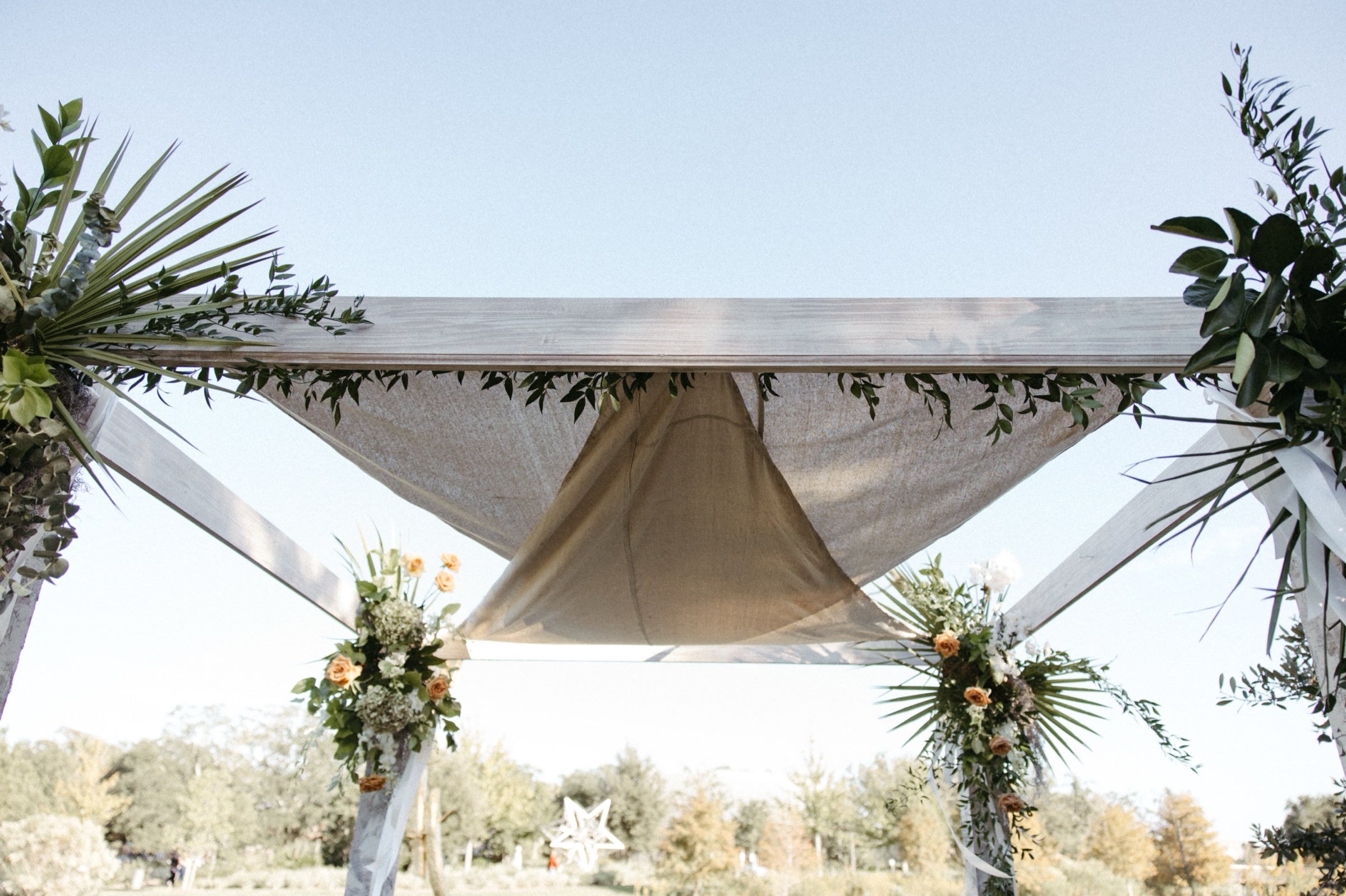 new orleans art museum wedding huppah