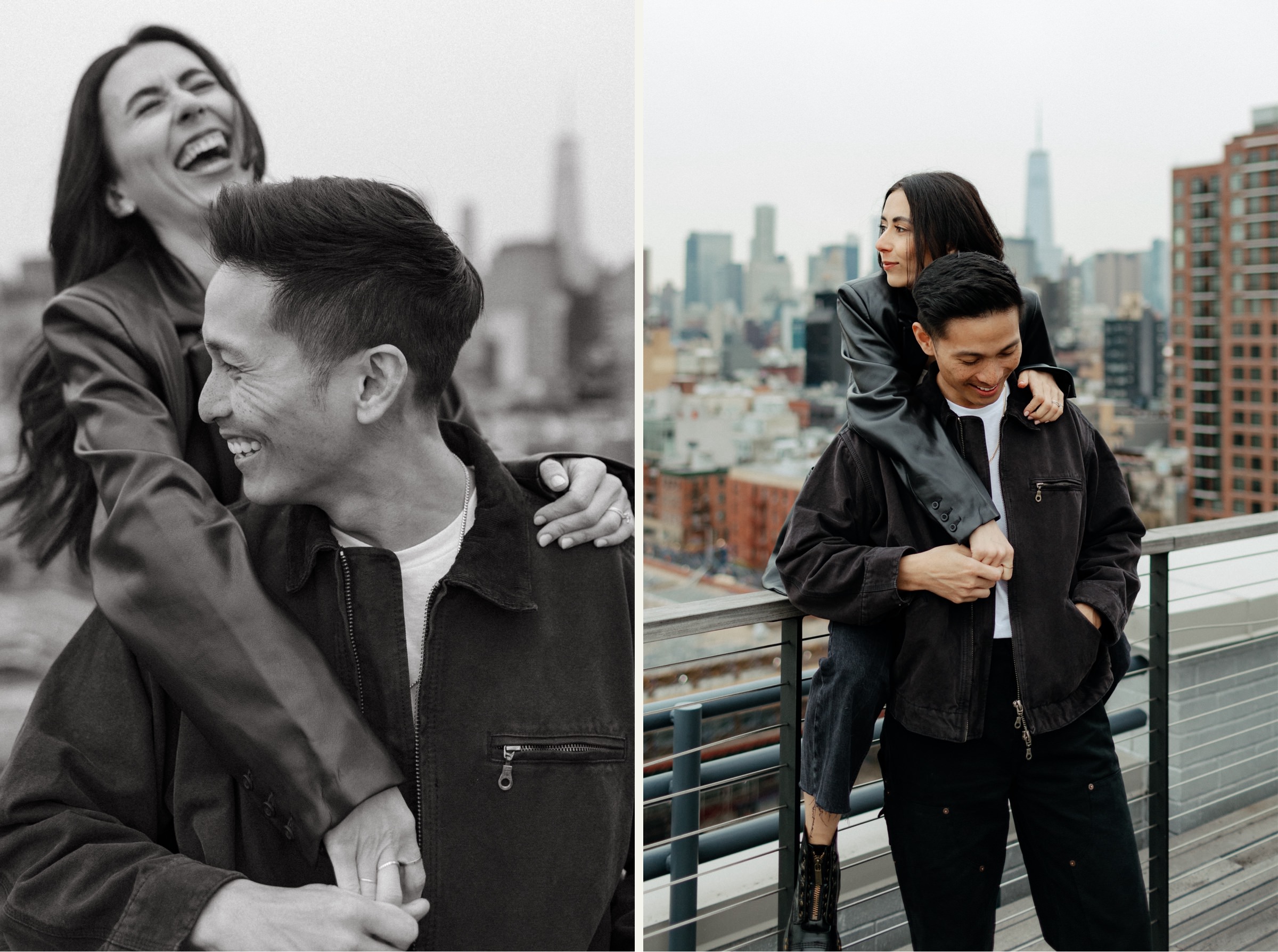 Destination engagement session NYC by North Carolina photographer