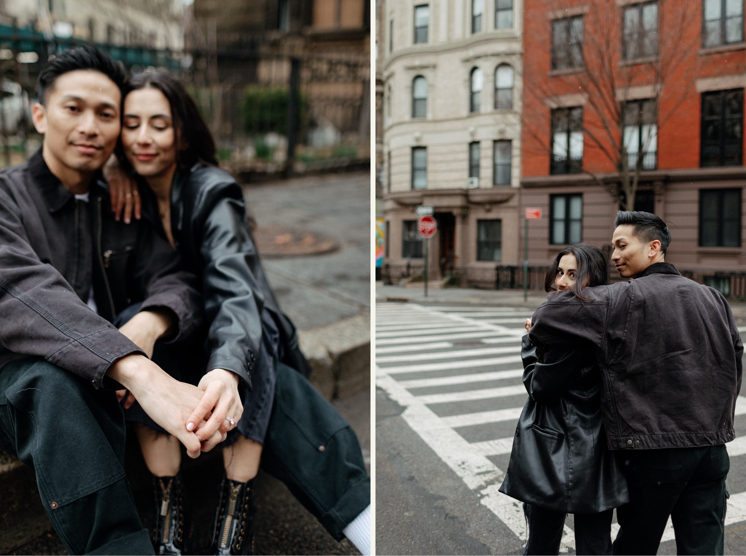 Documentary-style engagement NYC
