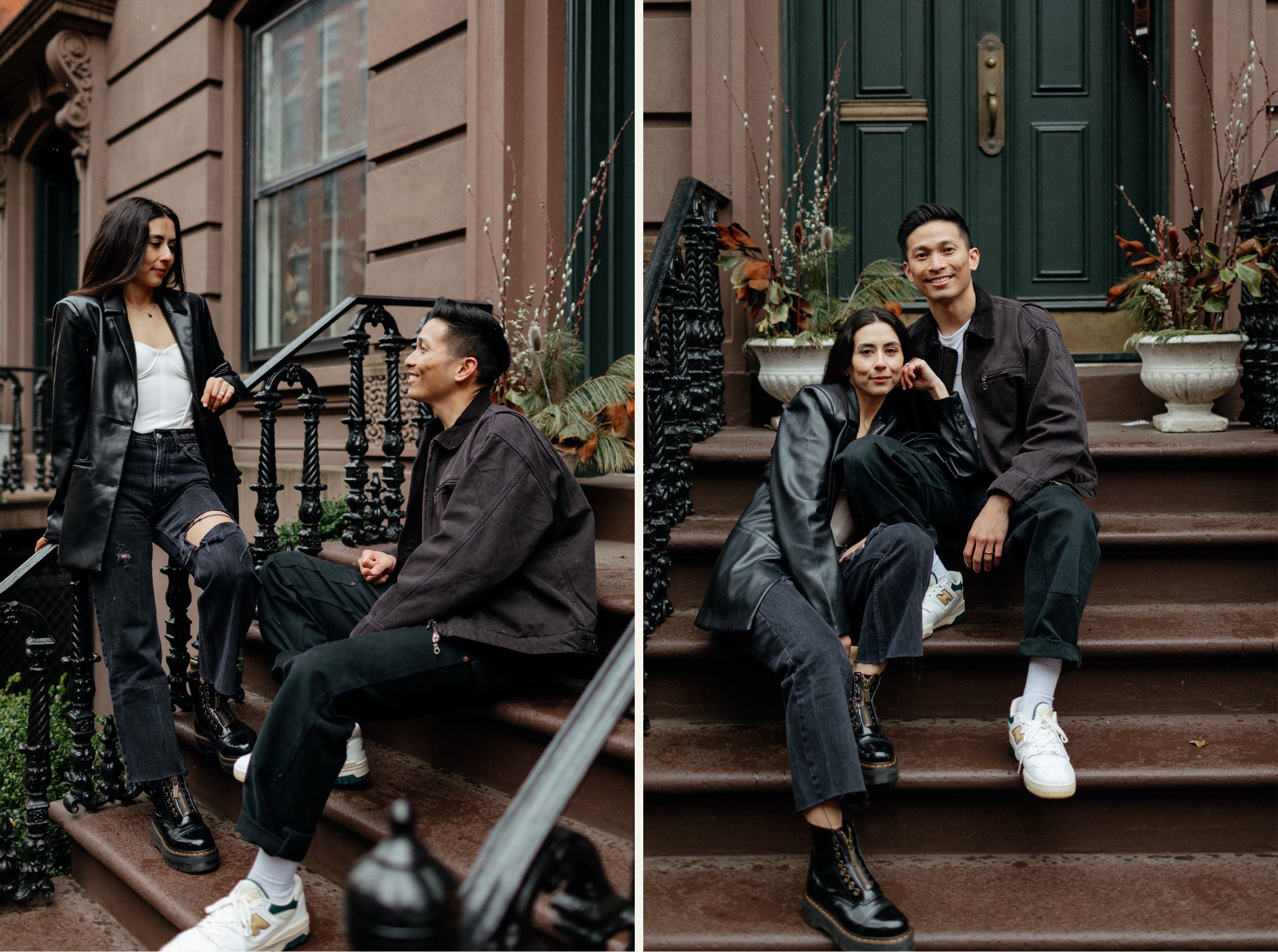 SoHo couples photography winter