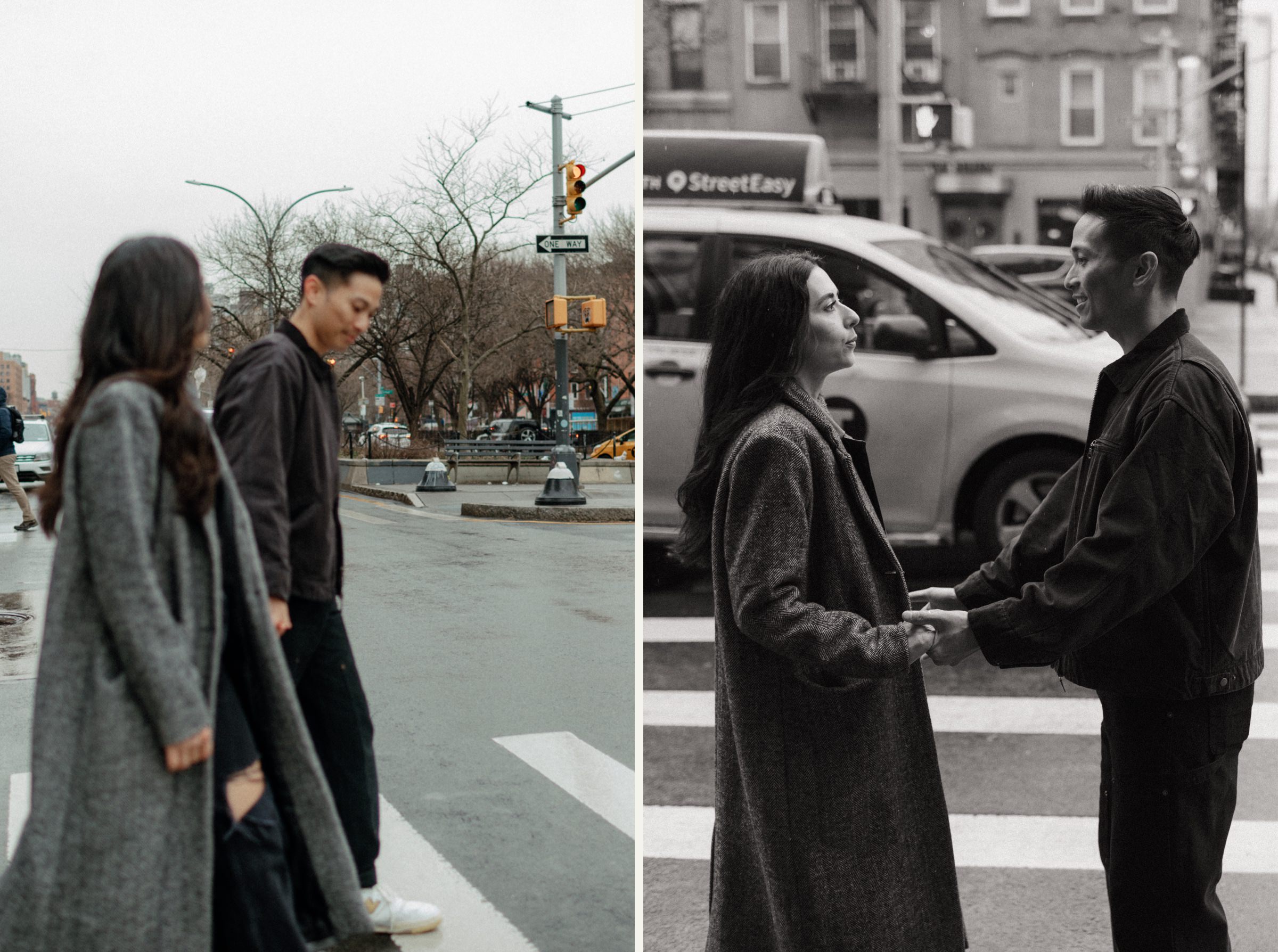 Winter couples session NYC by north carolina photographer