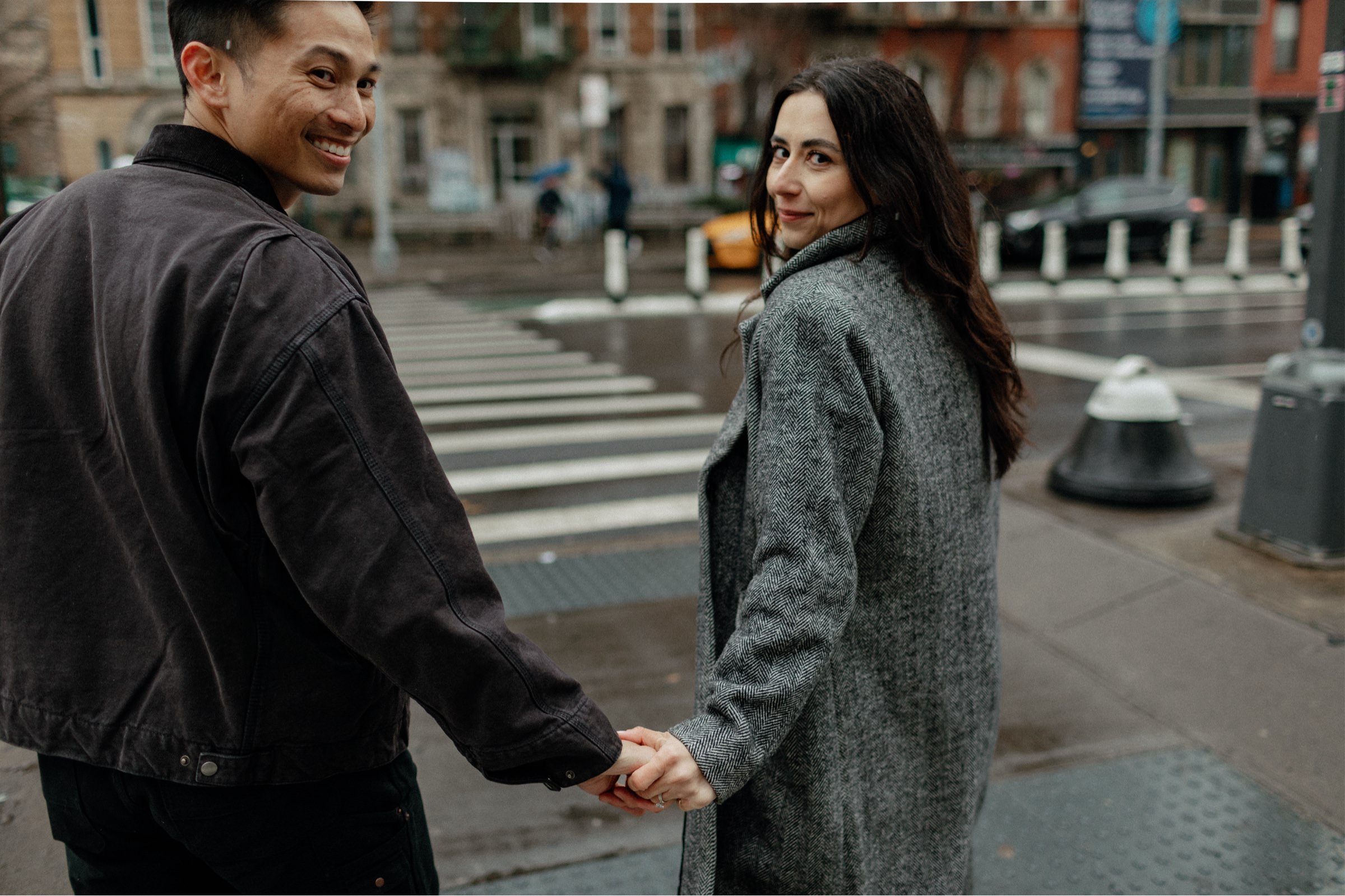 Winter couples session NYC by north carolina photographer