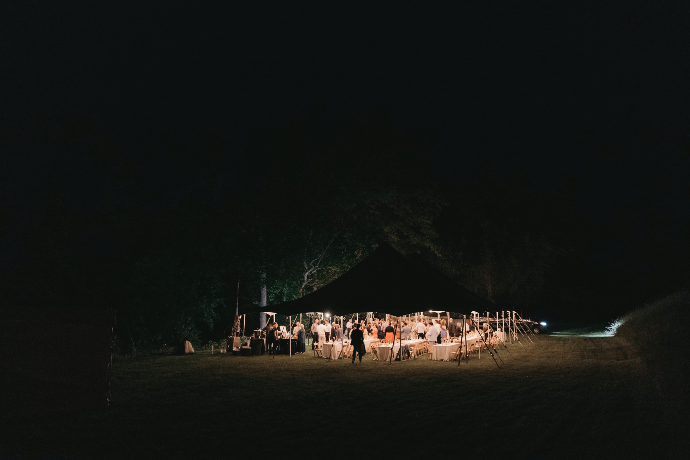tented asheville wedding in the summer